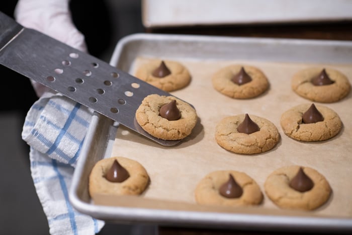 Tray of cookies